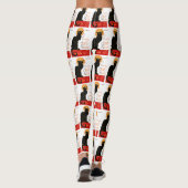 スティインレンブラックキャットクラシックフランスのアートワーク レギンス (裏面)