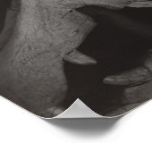 スティエグリッツジョージアオキーフェハンズホーススカル写真 ポスター (角)