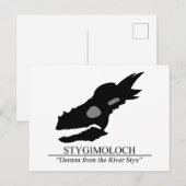 スティギモロコの頭骨 ポストカード (正面/裏面)