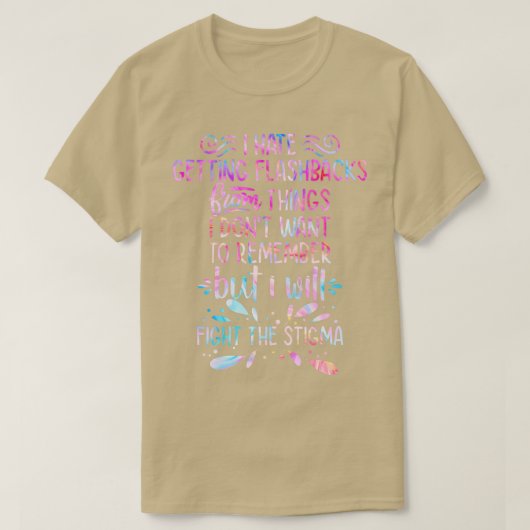 スティグマと戦うメンタルヘルス認識度The S終了 Tシャツ (デザイン正面)
