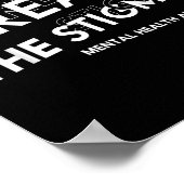 スティグマの精神衛生認識度を破る_1 ポスター (角)
