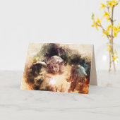 スティグマタエンジェルグリーティングカード カード (黄色い花)