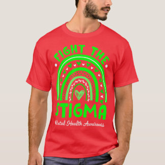 スティグマメンタルヘルス認識度サポートとの闘い Tシャツ
