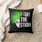 スティグマメンタルヘルス認識度女性義と戦う クッション (ブランケット)