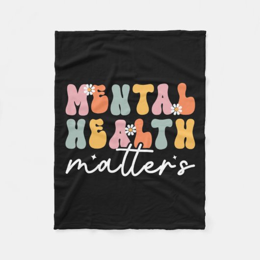 スティグマ精神保健問題精神保健法 フリースブランケット (正面)