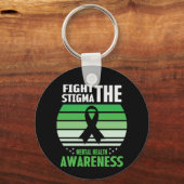 スティグマ精神保健認識度月 キーホルダー (正面)