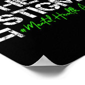 スティグマ精神保健認識度自殺Pと闘う ポスター (角)