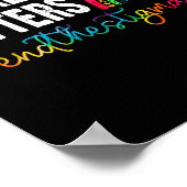 スティグマ精神衛生を終わらせるS認識度虹 ポスター (角)