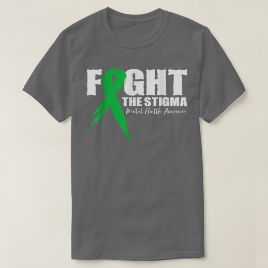 スティグマ精神衛生認識度と戦う1250 495 Tシャツ (デザイン正面)