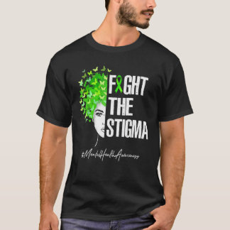 スティグマ精神衛生認識度と闘う Tシャツ