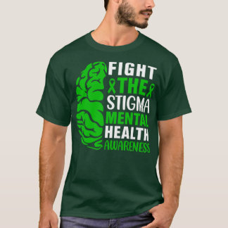 スティグマ精神衛生認識度と闘う Tシャツ