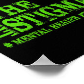 スティグマ精神衛生認識度月 ポスター (角)