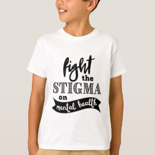 スティグマ精神衛生認識度精神問題 Tシャツ