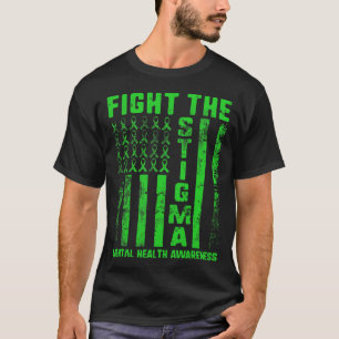 スティグマ精神衛生認識度鬱病アンシ Tシャツ