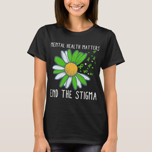 スティグマ精神衛生認識度1 Tシャツ (正面)