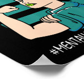 スティグマ・マインド安定認識度と戦う ポスター (角)