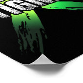 スティグマ – メンタルヘルス認識度グリーンリボン ポスター (角)