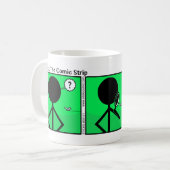 スティッおもしろいクマンドラゴンフライ コーヒーマグカップ (正面左)