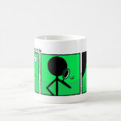 スティッおもしろいクマンドラゴンフライ コーヒーマグカップ (中央)