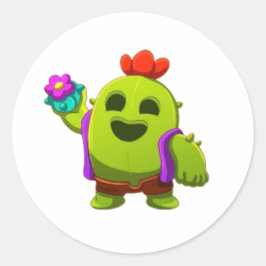 スティッカーズの試合で乱闘スターの混沌とした世界 ラウンドシール