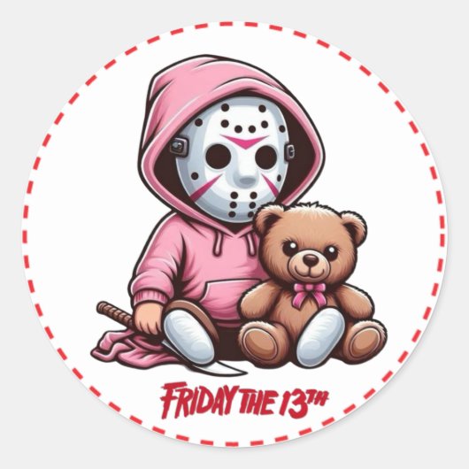 スティッカーズヴェネリ13 ラウンドシール (正面)