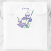 スティッカーラウンドドットアイリスニックニックリスシーカスタムシール ラウンドシール (バッグ)