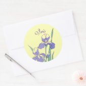 スティッカーラウンドドットパーソナライズされたアイリスカスタムシール ラウンドシール (封筒)