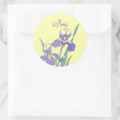 スティッカーラウンドドットパーソナライズされたアイリスカスタムシール ラウンドシール (バッグ)