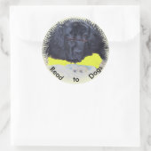 スティッカー~キッズセラピードッグプログラム ラウンドシール (バッグ)