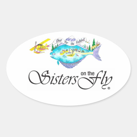 スティッカー・ケイト・バトル 楕円形シール (正面)