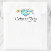 スティッカー・ケイト・バトル 楕円形シール (バッグ)