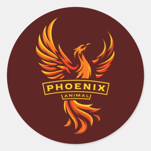 スティッカー・フォニックス動物 ラウンドシール (正面)