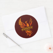 スティッカー・フォニックス動物 ラウンドシール (封筒)