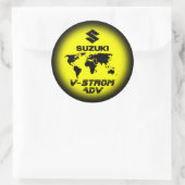 スティッカーv strom adv ラウンドシール (バッグ)