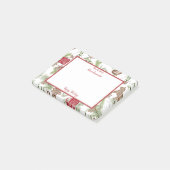 スティッキーの机からクリスマスの幸せな休日 ポストイット (アングル)