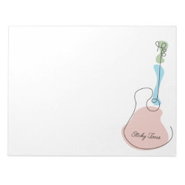 スティッキーチューン |通知ブロック |音楽を聴話く ノートパッド