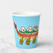 スティッキーライスダンピングオンドラゴンボートフェスティバル 紙コップ (正面)