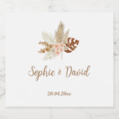 スティッキーラベ結婚ルのボヘミア リキュールボトルラベル (シングルラベル)