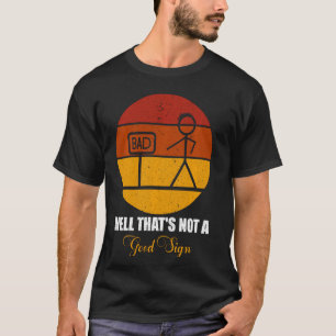 スティックおもしろいフィギュア家族の不良の井戸は行っていない Tシャツ