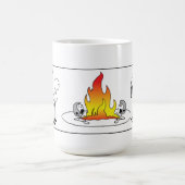 スティックおもしろいメンズレスリング コーヒーマグカップ (中央)