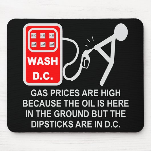 スティックがDであるため、ガス価格が高い マウスパッド (正面)