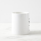 スティックで人を叩く合法的に楽しいドクロ コーヒーマグカップ (中央)