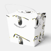 スティックとヘルメットを使ったホッケーカスタムデザイン フェイバーボックス (裏面サイド)