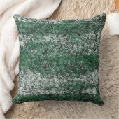 スティックとリントに緑の油テクスチャ クッション (ブランケット)