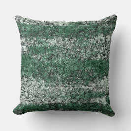 スティックとリントに緑の油テクスチャ クッション