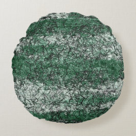 スティックとリントに緑の油テクスチャ ラウンドクッション