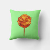 スティックの上のスパイシーなマンゴー クッション (裏面)