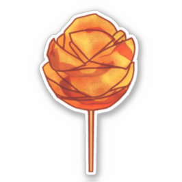 スティックの上のスパイシーなマンゴー シール