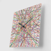 スティックの壁時計をピックアップ スクエア壁時計 (傾斜)