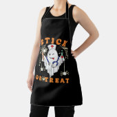 スティックまたはトリートナース不気味ナース衣装おもしろいハ エプロン (インサイチュ)